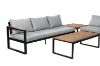 Picture of AMBERLEY Aluminum Frame Sectional Outdoor Sofa Set with Coffee Table & Corner Table