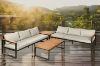 Picture of AMBERLEY Aluminum Frame Sectional Outdoor Sofa Set with Coffee Table & Corner Table