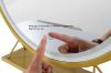 Picture of JASMINE 80-116 Extendable Dressing Table with Light Mirror and Stool