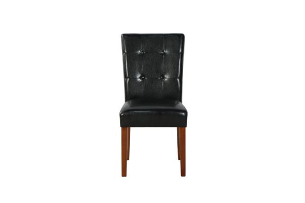 Picture of SOMMERFORD Tufted PU Leather Dining Chair (Black) - Each