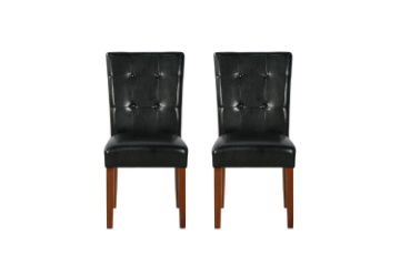 Picture of SOMMERFORD Tufted PU Leather Dining Chair (Black) - 2PC in 1 Carton