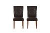 Picture of SOMMERFORD Tufted PU Leather Dining Chair (Dark Brown)