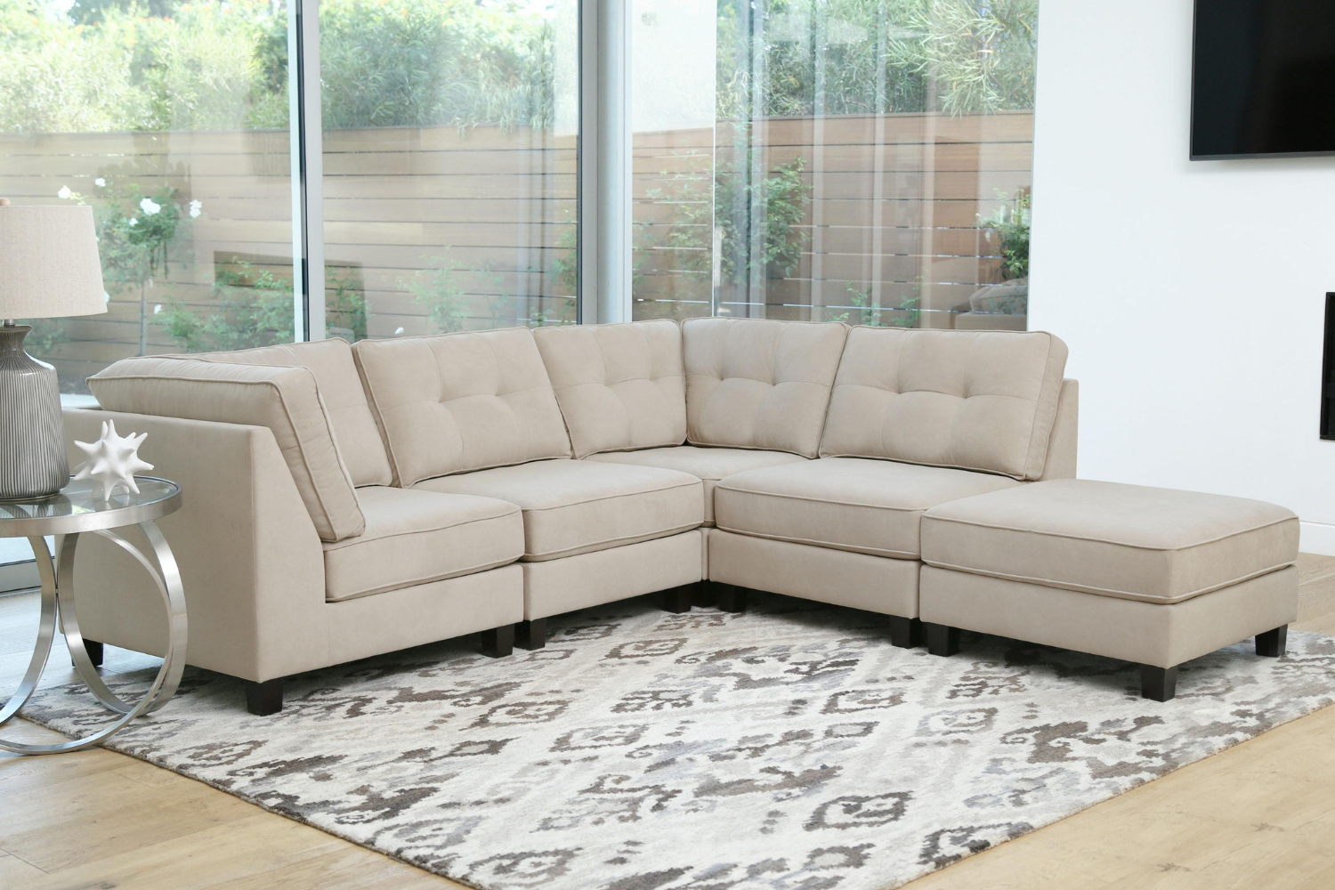 ROYALTY Sectional Modular Sofa (Beige)