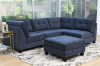 Picture of ROYALTY Sectional Modular Sofa (Navy Blue)