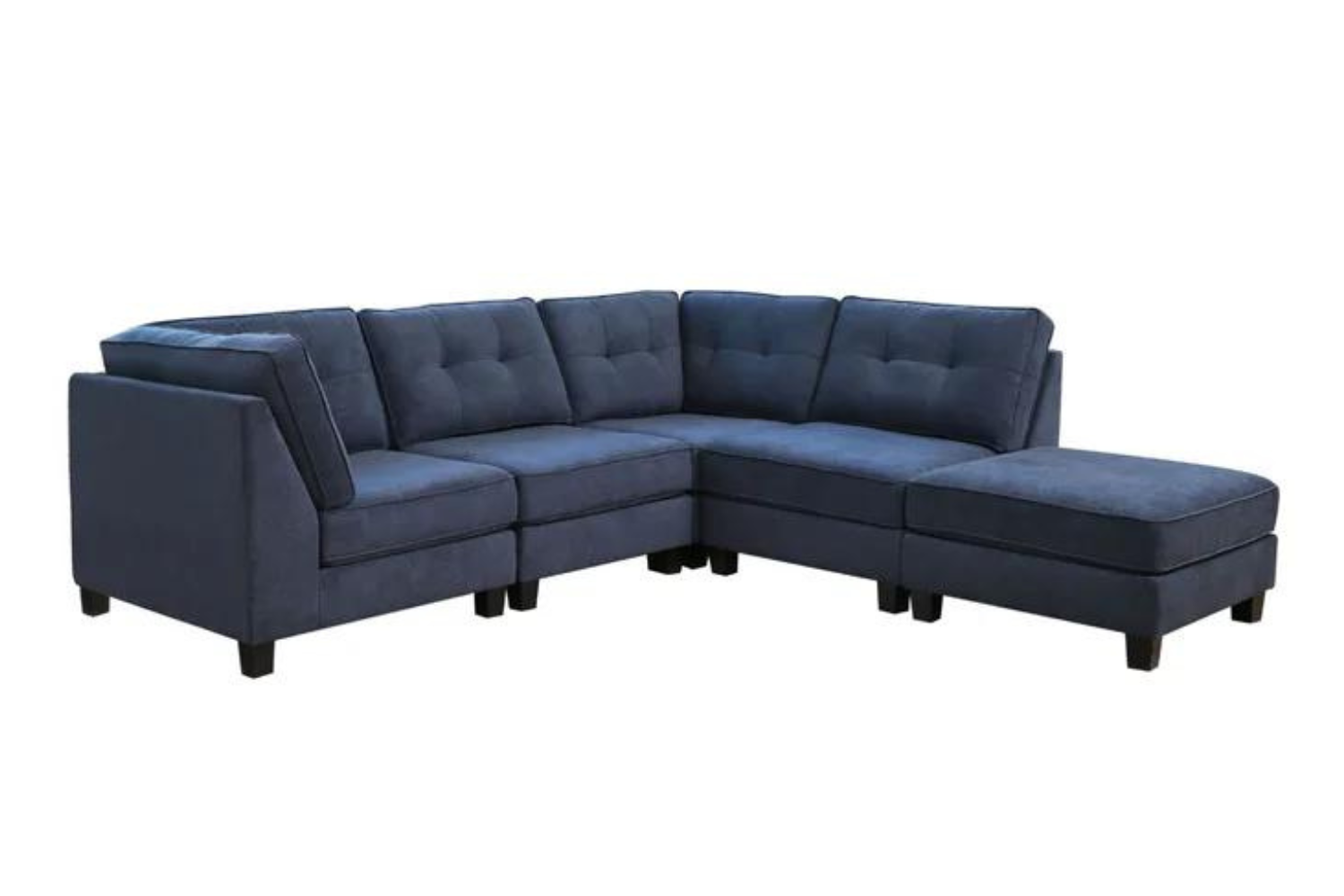 ROYALTY Sectional Modular Sofa (Navy Blue)