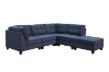 Picture of ROYALTY Sectional Modular Sofa (Navy Blue)