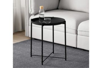 Picture of SASAKI Simple End Table with Removable Tray (Black)