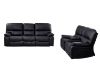 Picture of BOSTON Reclining Sofa (Black) - 1 Seater Recliner (Rocking Chair)