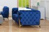 Picture of MANCHESTER Blue Sofa - 3 Seater