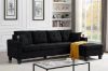 Picture of KLARA Reversible Chaise Sectional Sofa (Black)