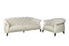 Picture of TORONTO 1 & 3 Seater 100% Genuine Leather Button Tufted Sofa