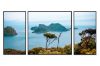 Picture of STEWART ISLAND NEW ZEALAND - Black Framed Canvas Print Wall Art (200cmx70cm) (3 Panels)