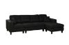 Picture of KLARA Reversible Chaise Sectional Sofa (Black)