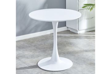 Picture of TULIP 80/100 Round Dining Table (White)