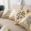 Picture of GOLD COLLECTION Bronzing Gold Fabric Pillow with Inner Assorted (45cmx45cm)