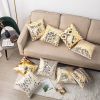 Picture of GOLD COLLECTION Bronzing Gold Fabric Pillow with Inner Assorted (45x45cm)