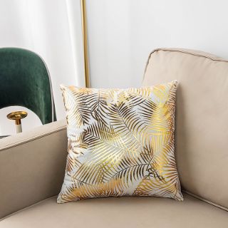 Picture of GOLD COLLECTION Bronzing Gold Fabric Pillow with Inner Assorted - Cushion 69371