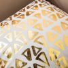 Picture of GOLD COLLECTION Bronzing Gold Fabric Pillow with Inner Assorted (45x45cm)