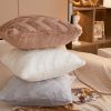 Picture of FLUFFY Embroidery Pillow Cushion with Inner Assorted (45cmx45cm) -  Chocolate