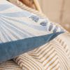 Picture of PALM LEAVES 3D Jacquard Pillow Cushion with Inner - Cushion 70084 Green (40cmx60cm)