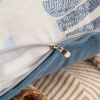 Picture of PALM LEAVES 3D Jacquard Pillow Cushion with Inner - Cushion 70084 Green (40cmx60cm)