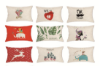 Picture of LUMBAR Throw Pillow Cushion with Inner Assorted (30cmx50cm) - Cushion 1785 (Floral Girl)
