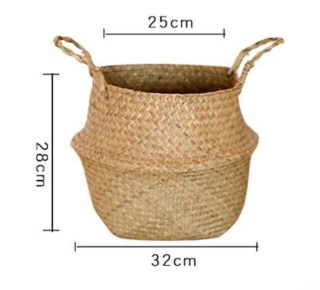 Picture of SEAGRASS Belly Basket/Floor Planter/Storage Belly Basket (Natural Colour) - Large