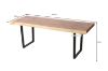 Picture of TASMAN Solid NZ Pine 1.6M/1.8M/2.0M/2.2M/2.4M Dining Table (Live Edge)