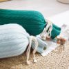 Picture of CANDY STYLE Hand-Knitted Bolster Cushion with Inner (20x20x60cm)