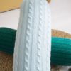 Picture of CANDY STYLE Hand Knit Bolster Cushion with Inner (20x20x60cm) - Green