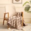 Picture of PROVINCE Knitted Throw Blanket with Tassels 130cmx170cm (Beige-Coffee)