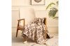 Picture of PROVINCE Knitted Throw Blanket with Tassels 130cmx170cm (Beige-Coffee)