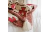 Picture of PROVINCE Knitted Throw Blanket with Tassels 130x170cm (Beige-Coffee-Red)