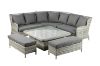 Picture of BARCELONA 6PC Sectional Outdoor Lounge & Dining Sofa Set (Gas Lift Table)