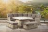 Picture of BARCELONA 6PC Sectional Outdoor Lounge & Dining Sofa Set (Gas Lift Table)