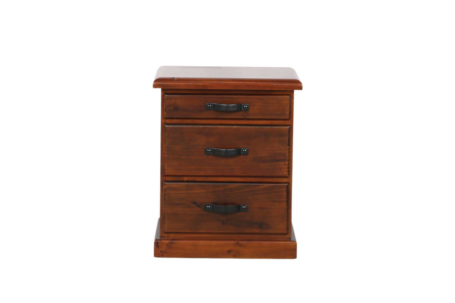 Corona Solid Pine Bedside Cabinet | Narrow 1 Door, 1 Drawer Nightstand With Antique Wax Finish