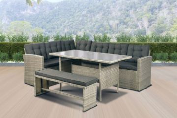 Picture of MILTON Sectional Outdoor Dining Set