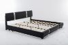 Picture of VANCOUVER Bed Frame (Black) - Queen Size