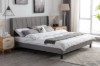 Picture of ALASKA Fabric Bed Frame in Eastern King Size (Grey)