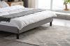 Picture of ALASKA Fabric Bed Frame (Grey) - Queen Size