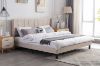 Picture of ALASKA Fabric Bed Frame in Single/Double/Queen/Eastern King Size (Beige)