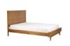 Picture of RETRO Oak Bed Frame in Queen Size (Maple Colour)