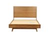 Picture of RETRO Oak Bed Frame in Queen Size (Maple Colour)