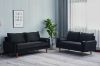 Picture of REYES 3+2 Velvet Sofa Range (Black) - 3 Seater