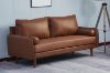 Picture of REYES 3+2 Faux Leather Sofa Range (Brown) - 3+2 Set