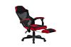 Picture of STATEN Mesh Gaming Chair with Footrest (Red)