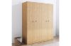 Picture of YORU 4-Door Wardrobe (Natural)