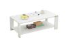 Picture of DENVER 120 Coffee Table with Bottom Shelf (White)
