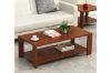 Picture of DENVER 100 Coffee Table with Bottom Shelf (Cherry)