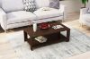Picture of DENVER 100 Coffee Table with Bottom Shelf (Espresso)